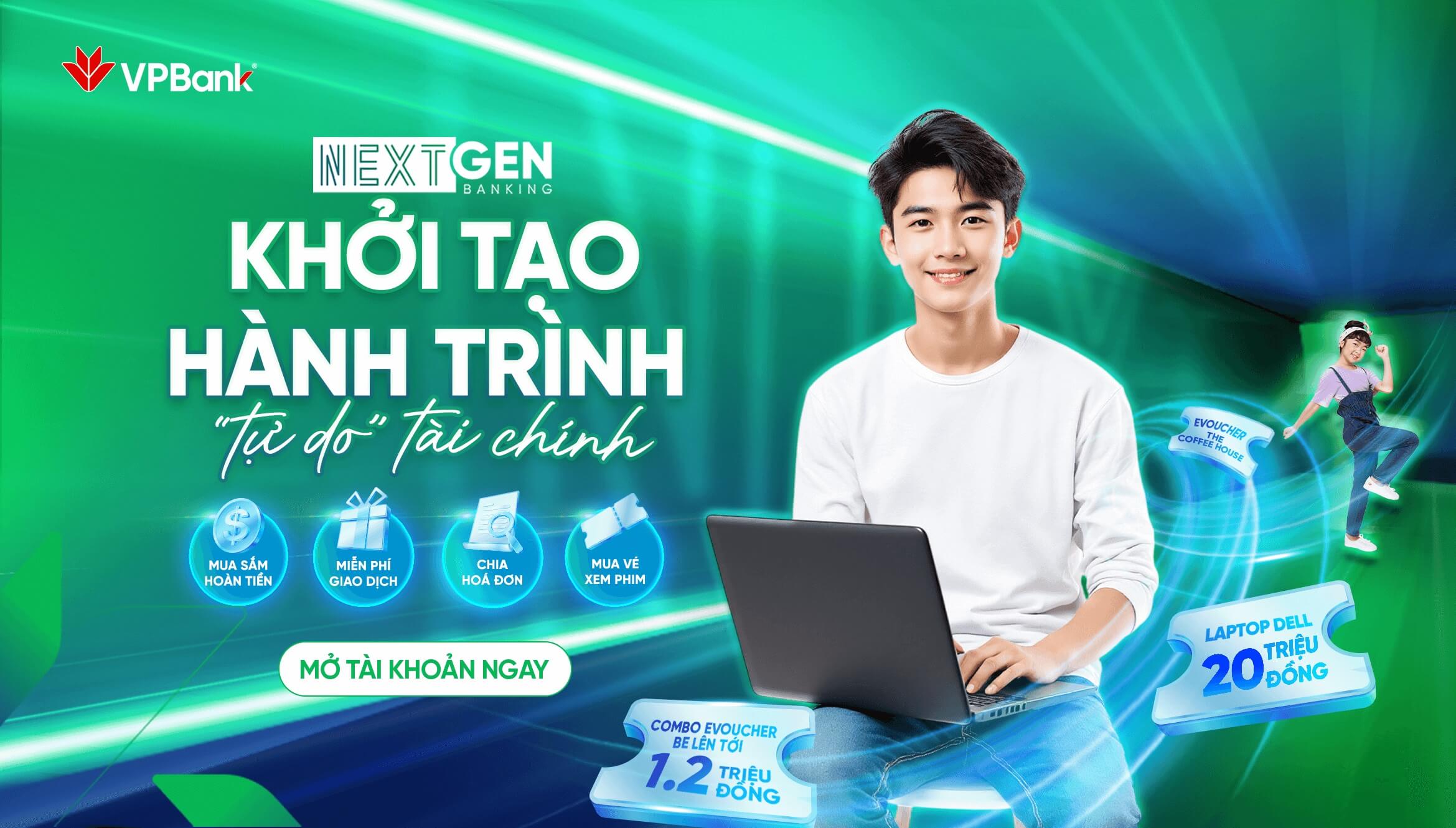 VPBANK RA MẮT NEXT GEN BANKING TRAO QUYỀN TỰ CHỦ TÀI CHÍNH CHO THẾ HỆ TRẺ TỪ 15 TUỔI