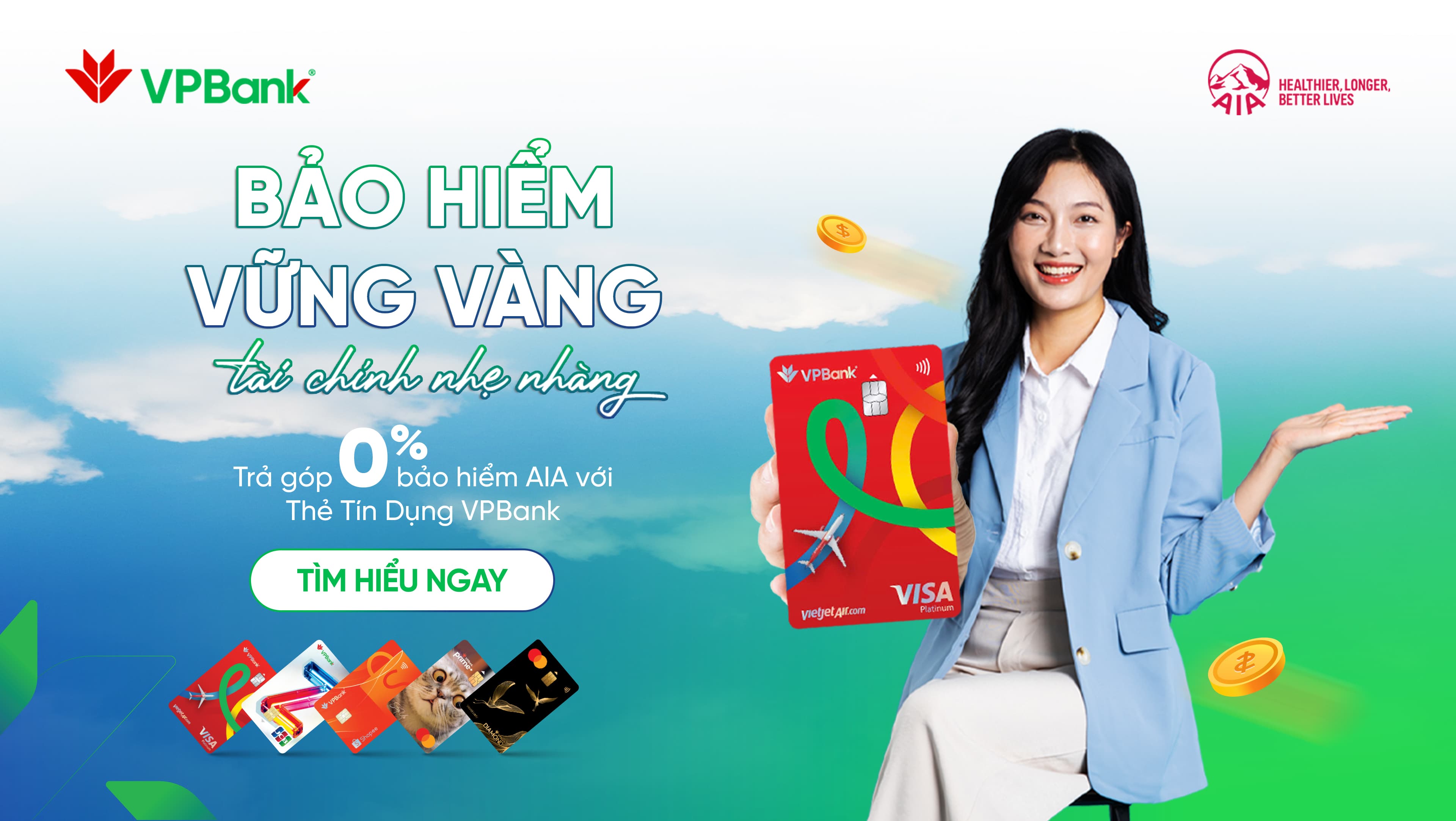 VPBANK VÀ AIA TRIỂN KHAI CHƯƠNG TRÌNH KHUYẾN MẠI “BẢO HIỂM VỮNG VÀNG, TÀI CHÍNH NHẸ NHÀNG