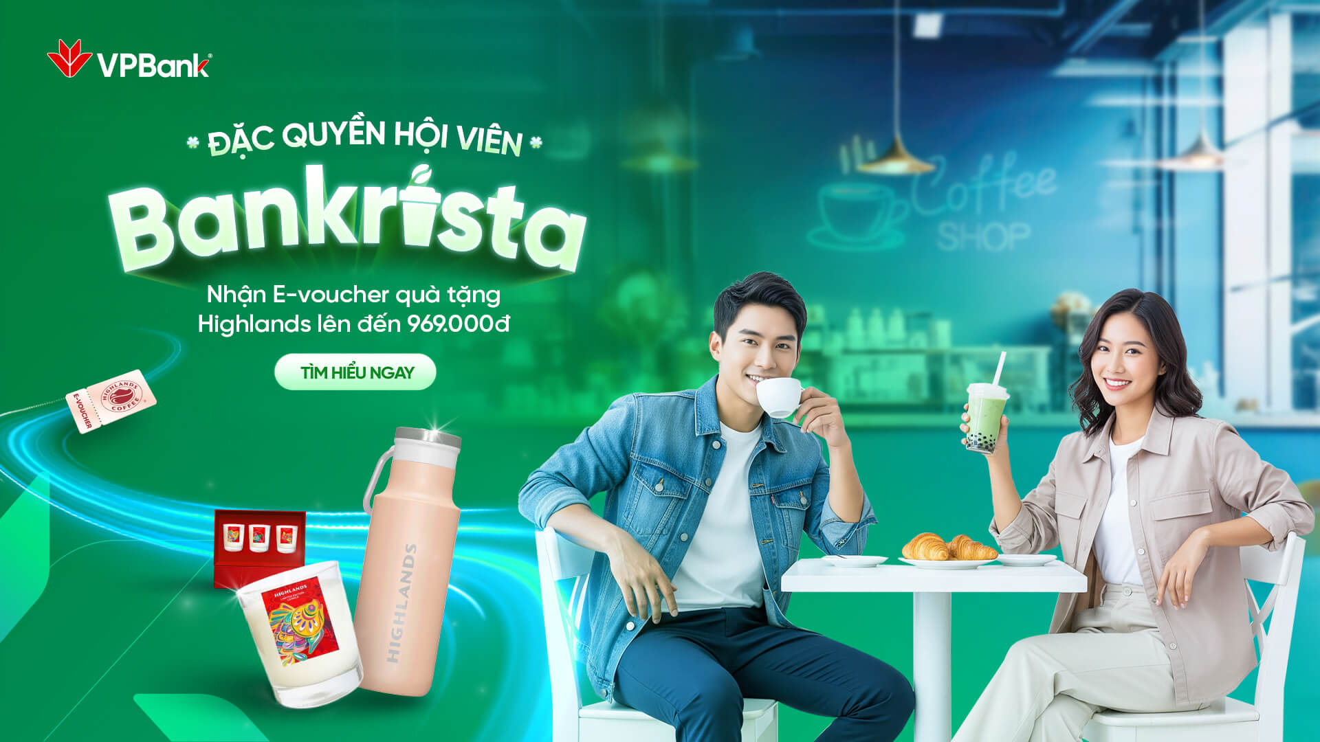 Trải nghiệm thanh toán chuẩn chill – Nhận quà xịn từ VPBank & Highlands Coffee