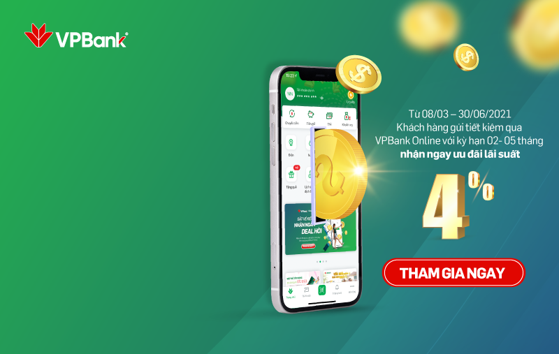 Tiết kiệm Online lãi suất có một không hai