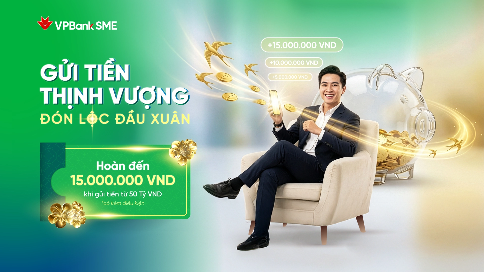 GỬI TIỀN THỊNH VƯỢNG - ĐÓN LỘC ĐẦU XUÂN