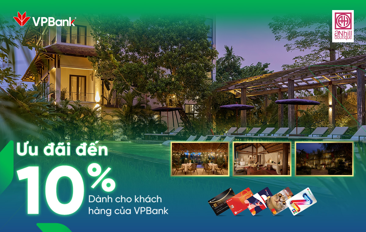 Ưu đãi giảm 10% dành cho chủ thẻ của VPBank tại aNhill Boutique